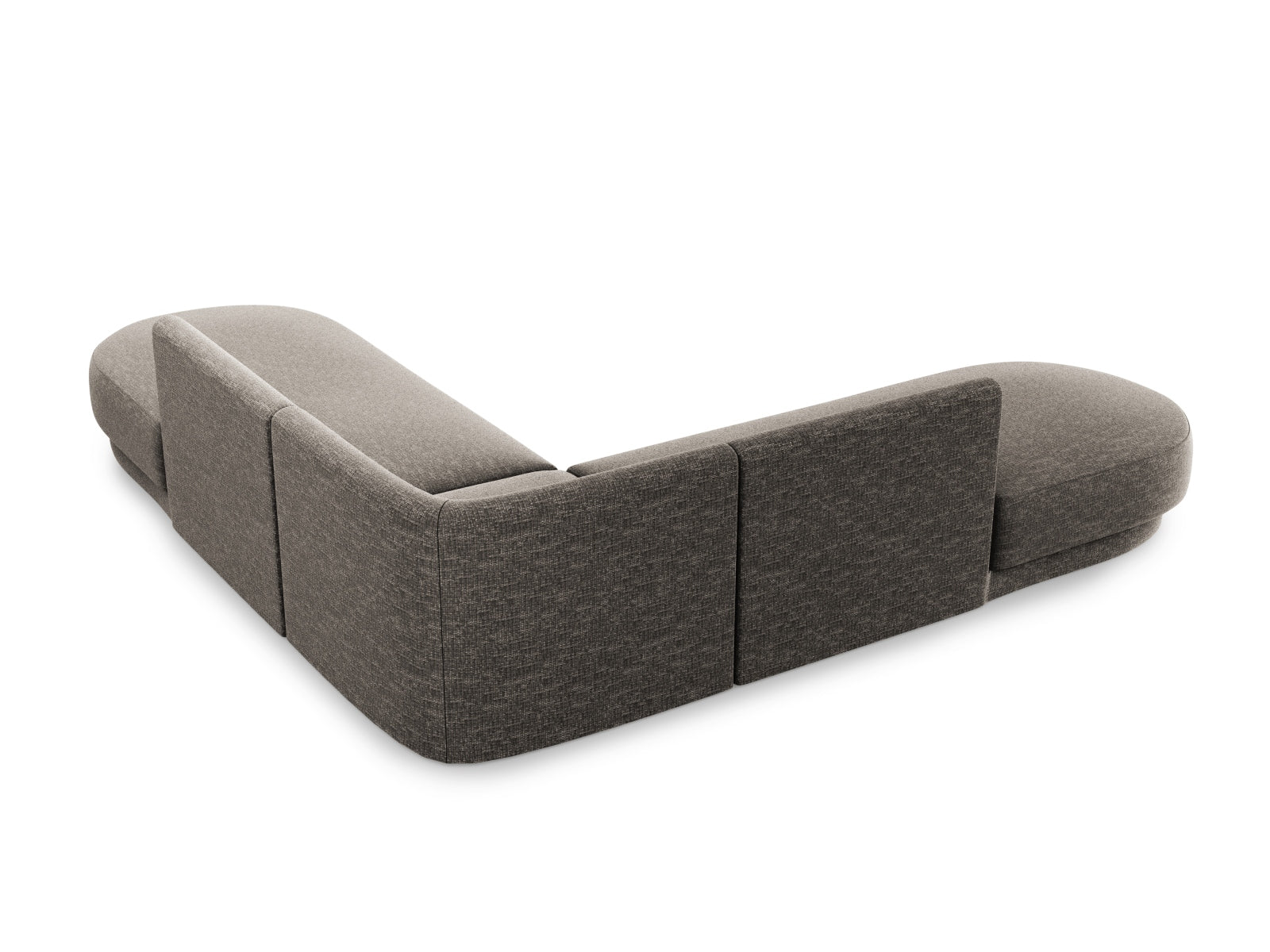 Miley Symmetrical Ecksofa 5 Sitzer in Grey präsentiert im Onlineshop von KAQTU Design AG. Ecksofa ist von Micadoni