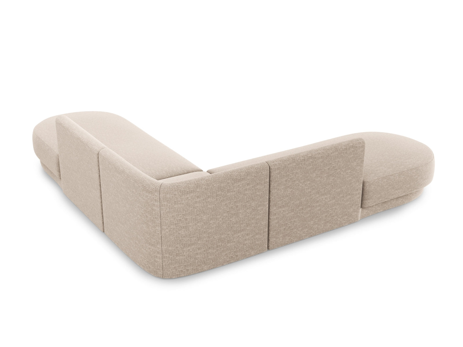 Miley Symmetrical Ecksofa 5 Sitzer in Beige präsentiert im Onlineshop von KAQTU Design AG. Ecksofa ist von Micadoni