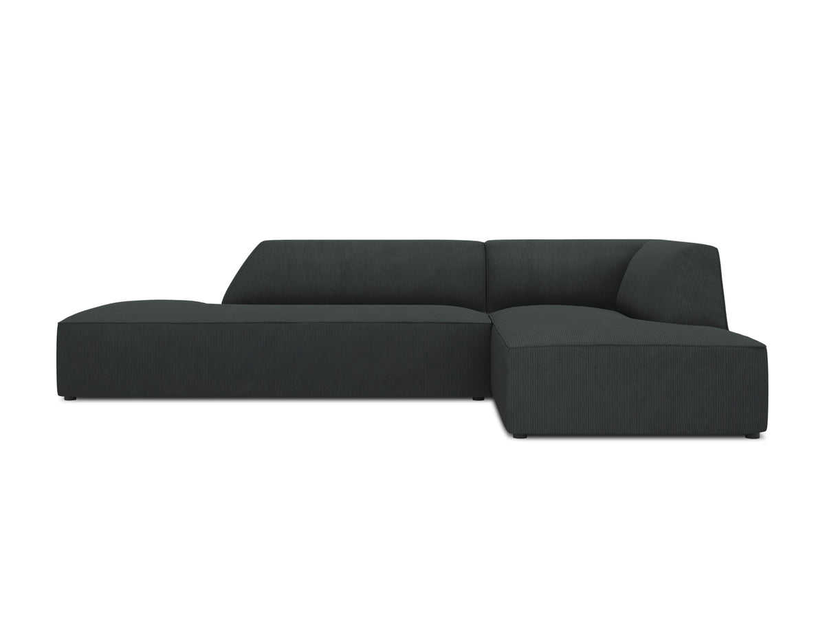 Ruby Modulares Ecksofa Open end rechts 4 Sitzer in Black-Scala präsentiert im Onlineshop von KAQTU Design AG. L-Sofa rechts ist von Micadoni