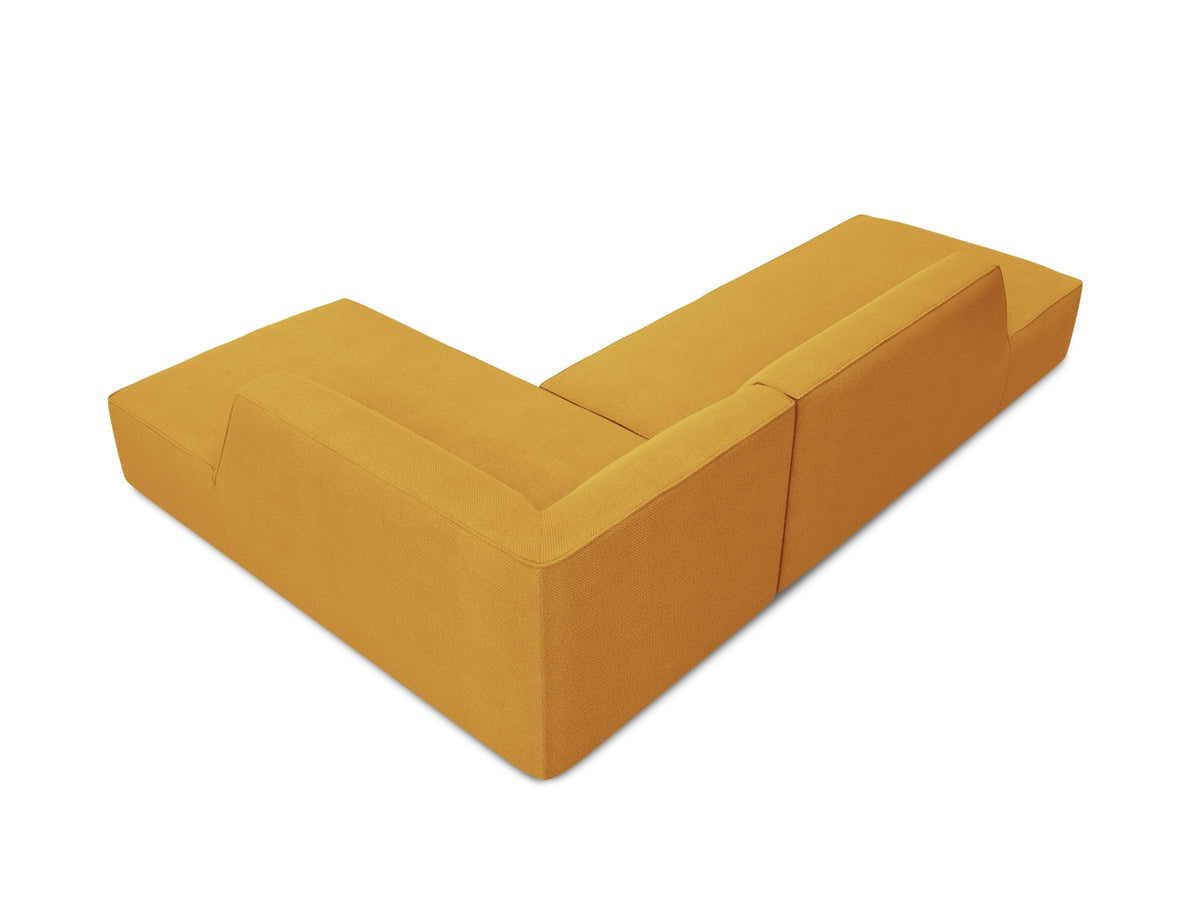 Ruby Modulares Ecksofa Open end rechts 4 Sitzer in Yellow-Ottawa präsentiert im Onlineshop von KAQTU Design AG. L-Sofa rechts ist von Micadoni