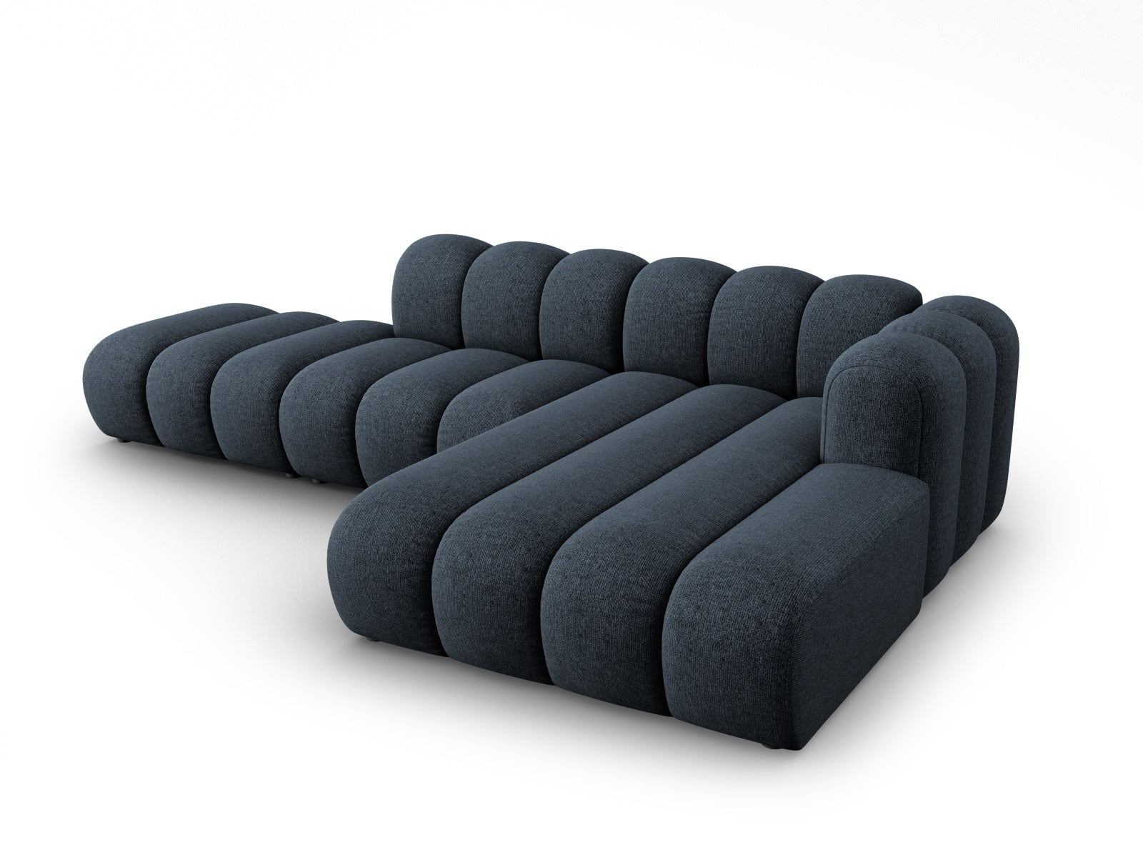Lupine Modulares Ecksofa open rechts 5 Sitzer in Royal Blue präsentiert im Onlineshop von KAQTU Design AG. L-Sofa rechts ist von Micadoni