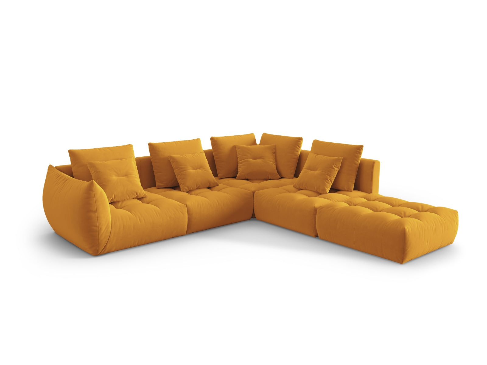 Entdecken Sie das elegante Bloom Velour Ecksofa von Micadoni – ein 4-Sitzer im angesagten Boho-Stil, ideal für Ihr modernes Wohnambiente. Wählen Sie aus zahlreichen Farben!
