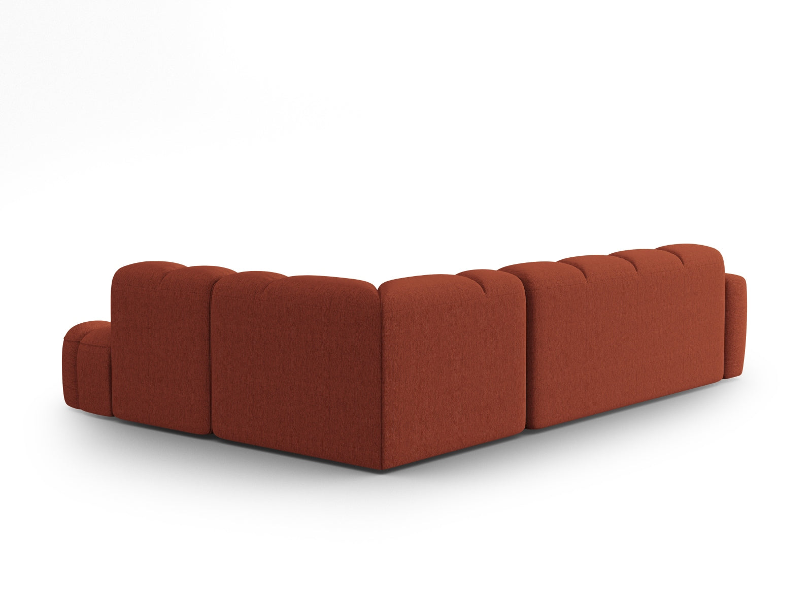 Lisa Ecksofa rechts 5 Sitzer in Coral präsentiert im Onlineshop von KAQTU Design AG. Ecksofa rechts ist von Micadoni