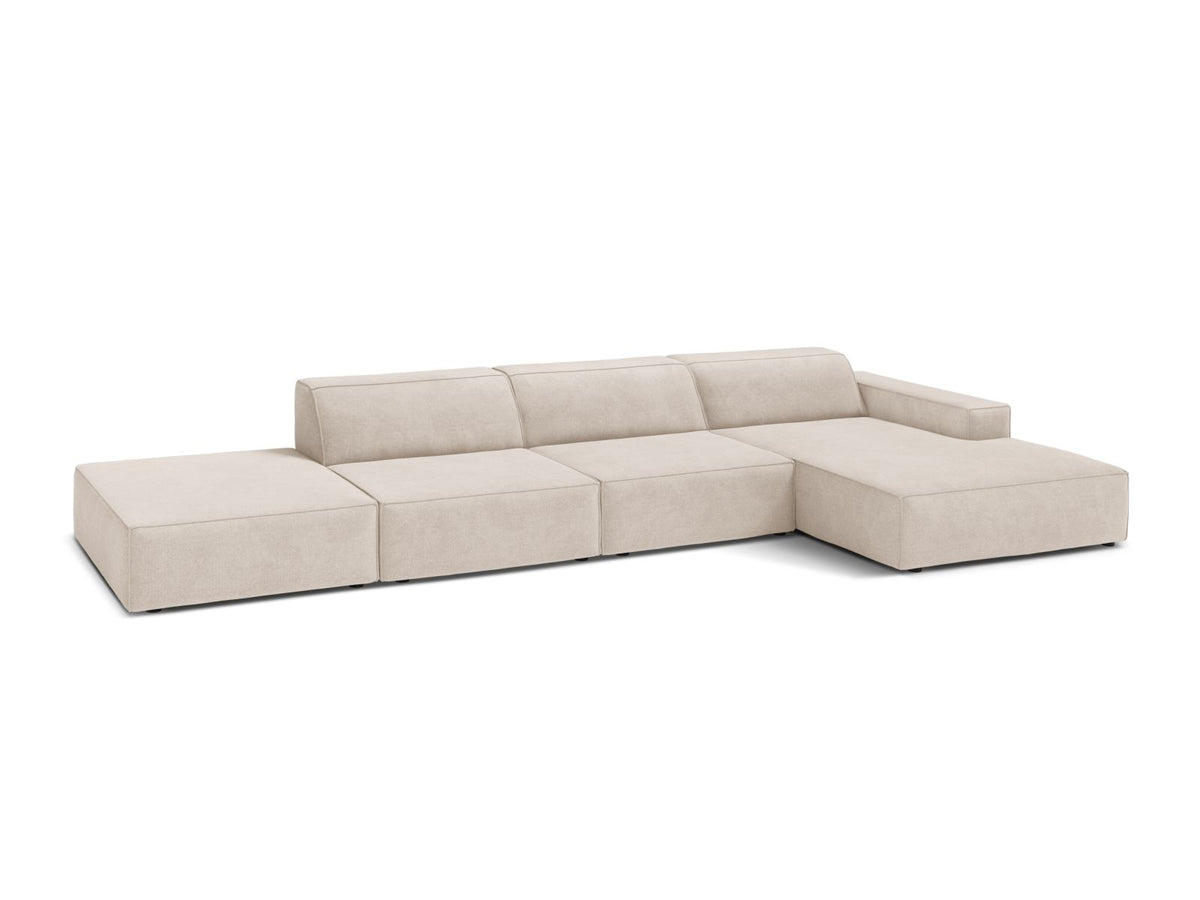 5-Sitzer Ecksofa rechts Jodie in Beige-Liberty präsentiert im Onlineshop von KAQTU Design AG. Ecksofa rechts ist von Micadoni