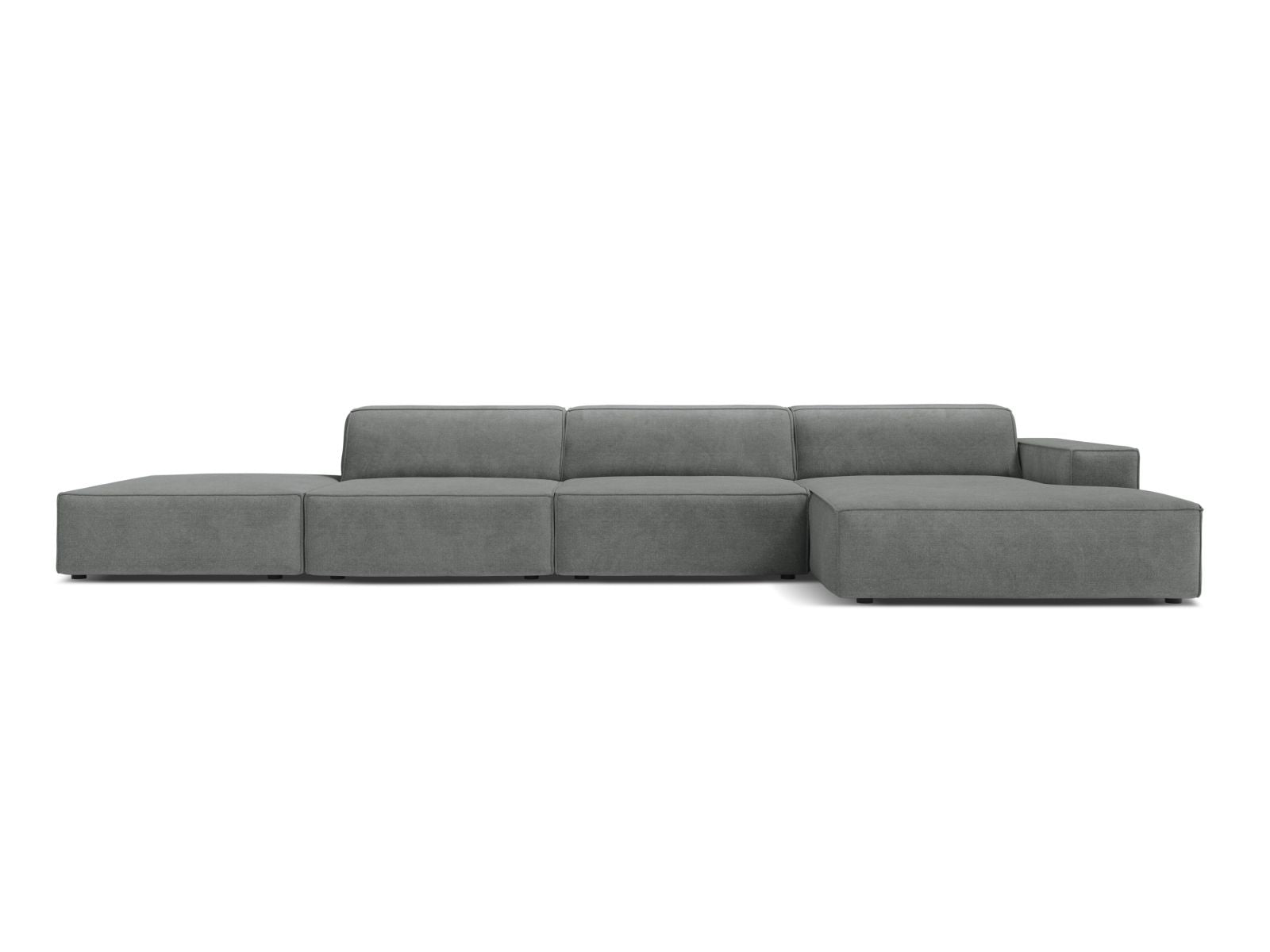 5-Sitzer Ecksofa rechts Jodie in Grey-Liberty präsentiert im Onlineshop von KAQTU Design AG. Ecksofa rechts ist von Micadoni