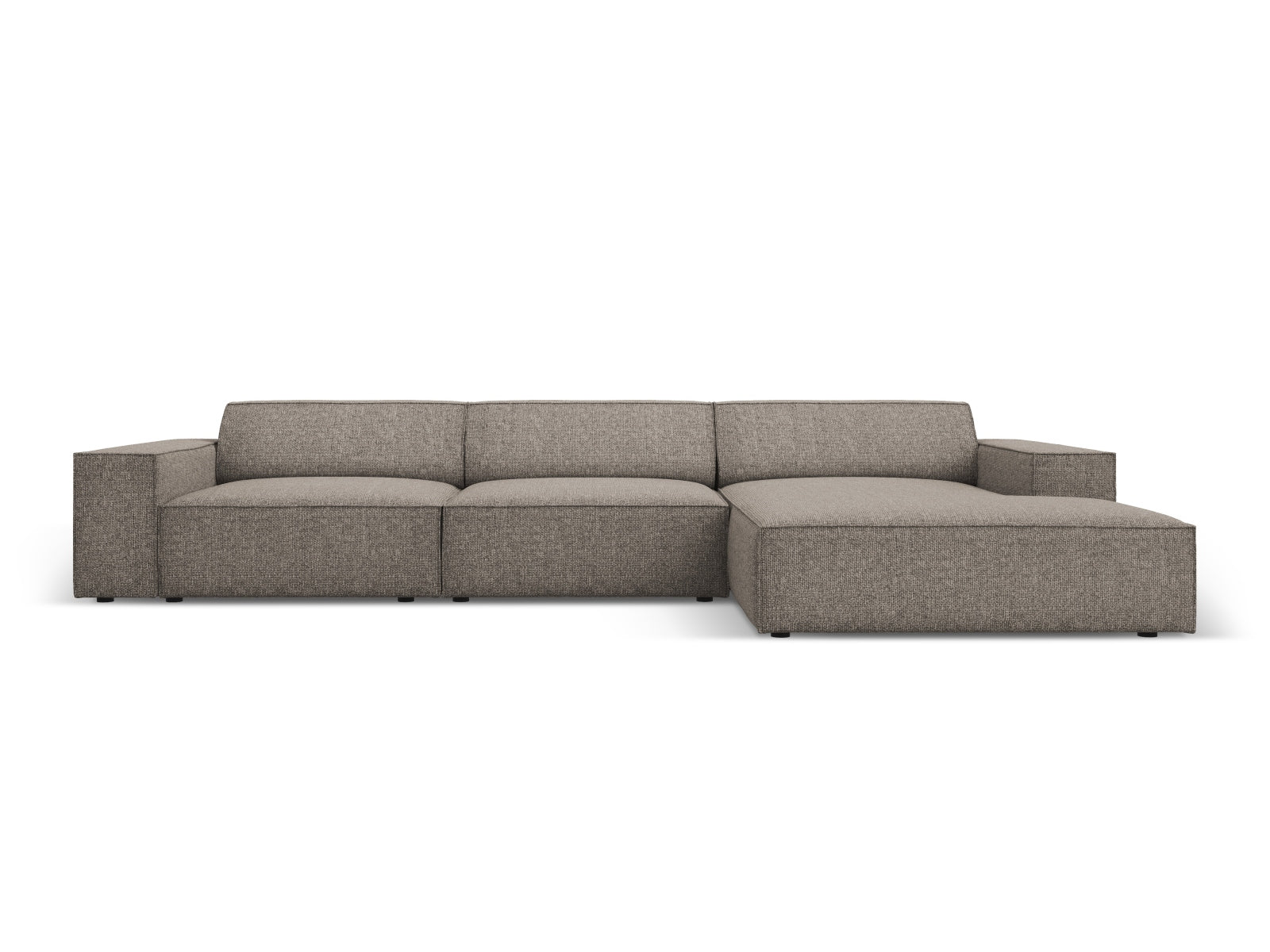 Jodie Modulares Ecksofa rechts 4 Sitzer in Grey präsentiert im Onlineshop von KAQTU Design AG. Ecksofa rechts ist von Micadoni