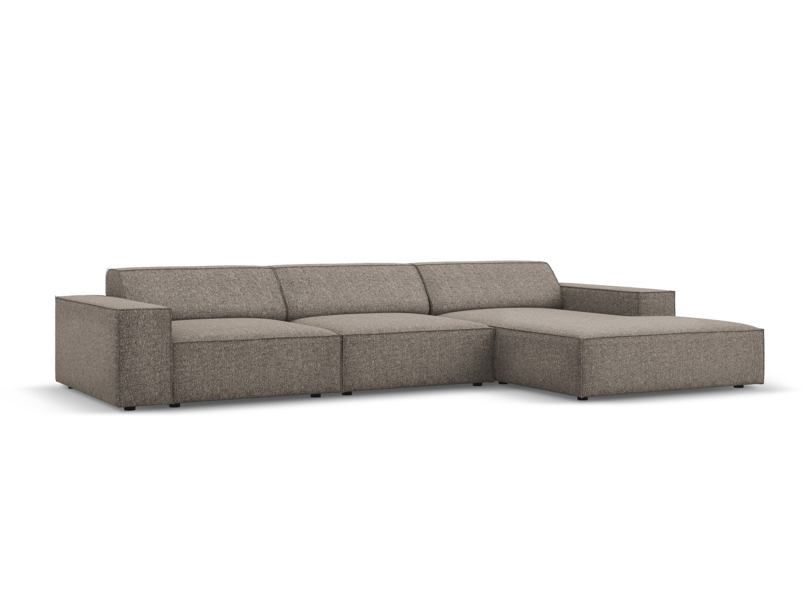 Jodie Modulares Ecksofa rechts 4 Sitzer in Grey präsentiert im Onlineshop von KAQTU Design AG. Ecksofa rechts ist von Micadoni