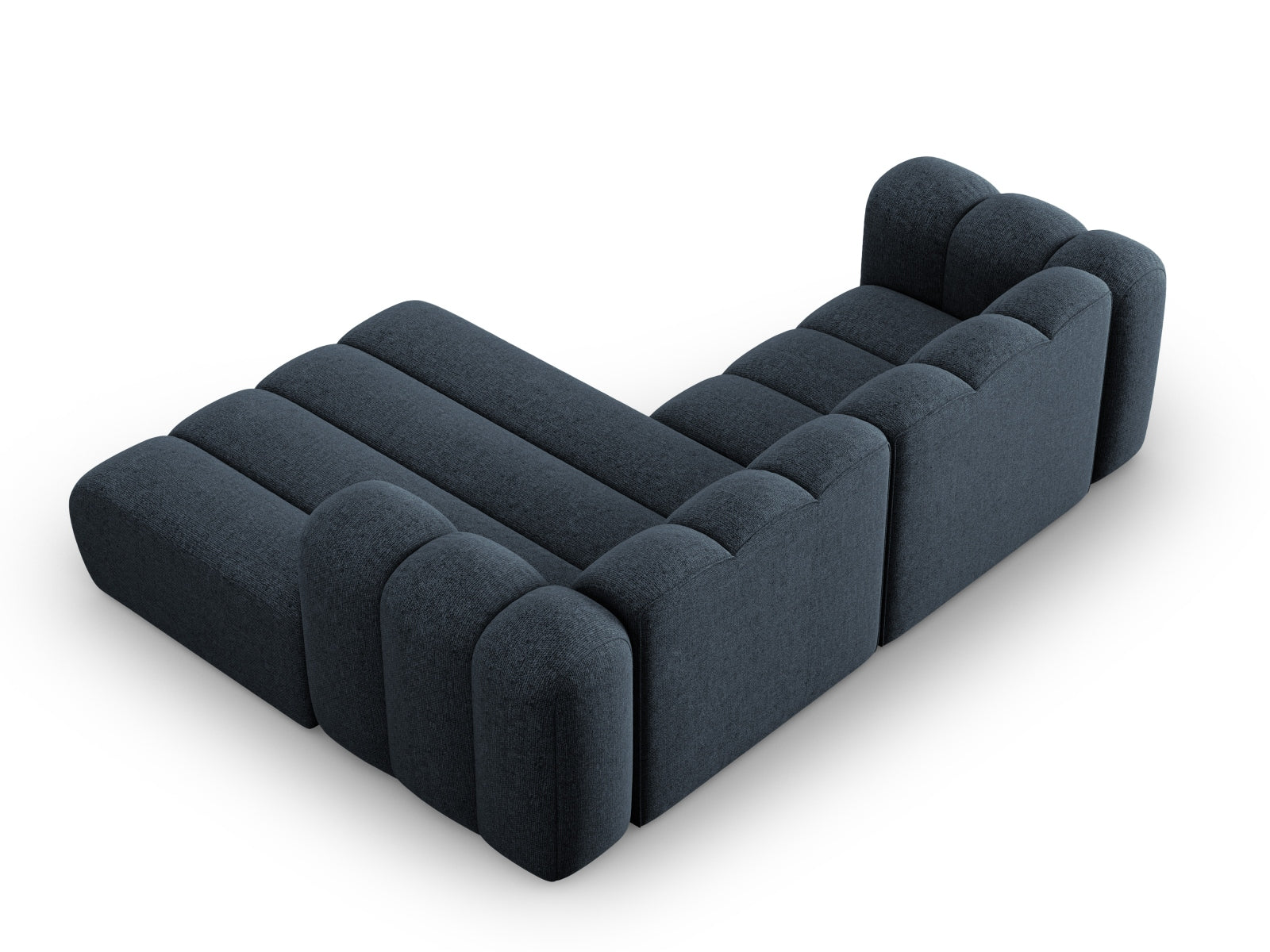 Lupine Modulares Ecksofa rechts 3 Sitzer in Royal Blue präsentiert im Onlineshop von KAQTU Design AG. Ecksofa rechts ist von Micadoni