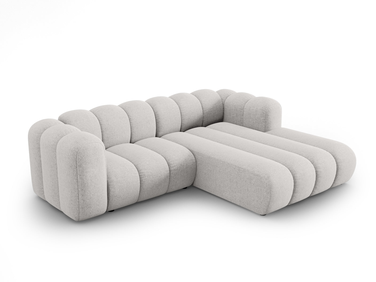 Lupine Modulares Ecksofa rechts 3 Sitzer in Light Grey präsentiert im Onlineshop von KAQTU Design AG. Ecksofa rechts ist von Micadoni