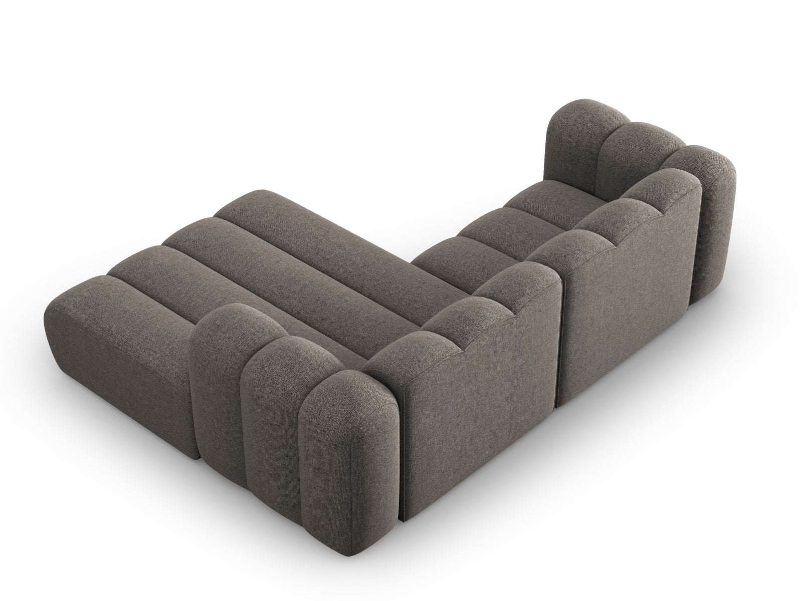 Lupine Modulares Ecksofa rechts 3 Sitzer in Grey präsentiert im Onlineshop von KAQTU Design AG. Ecksofa rechts ist von Micadoni