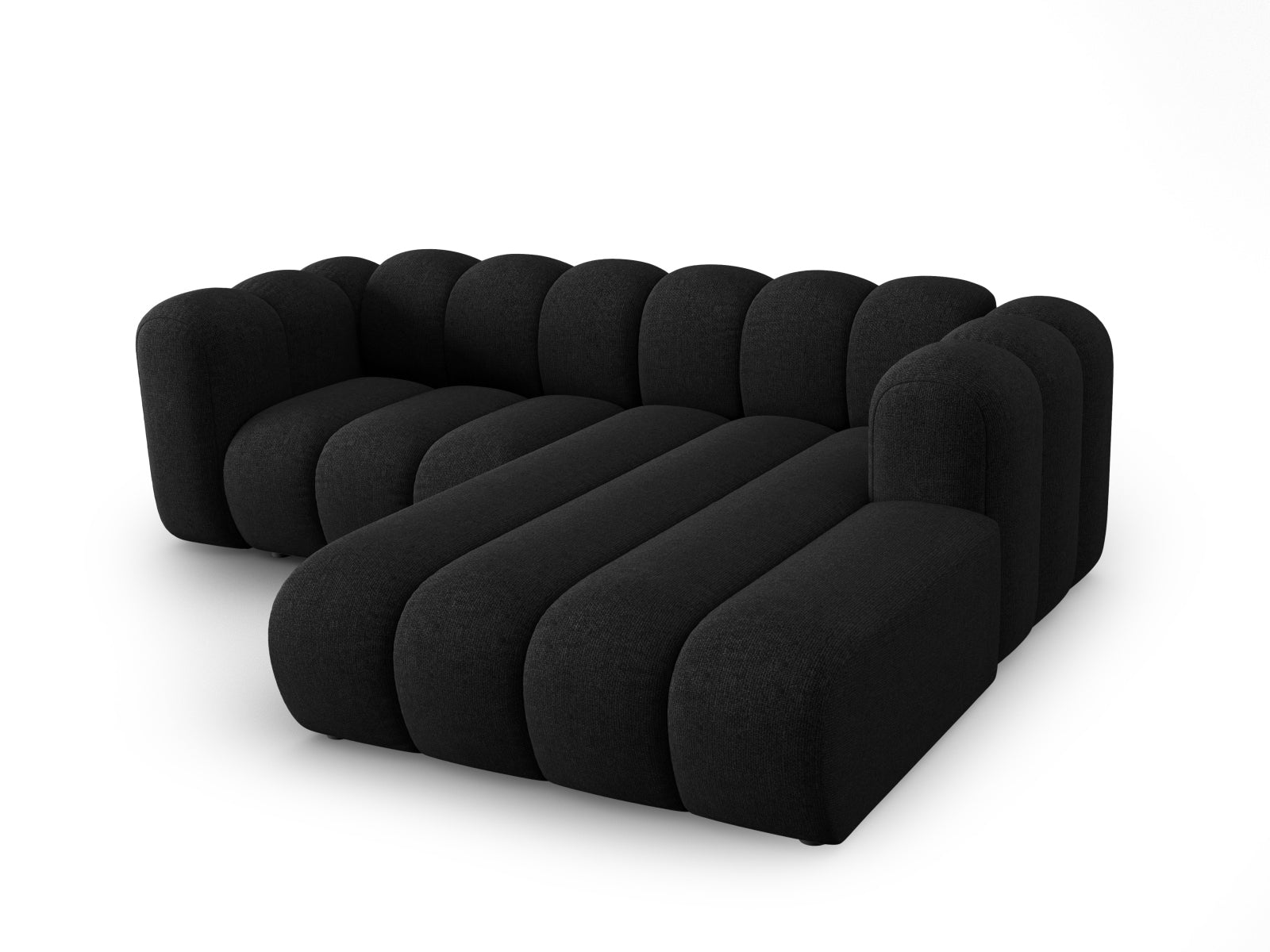Lupine Modulares Ecksofa rechts 3 Sitzer in Black präsentiert im Onlineshop von KAQTU Design AG. Ecksofa rechts ist von Micadoni