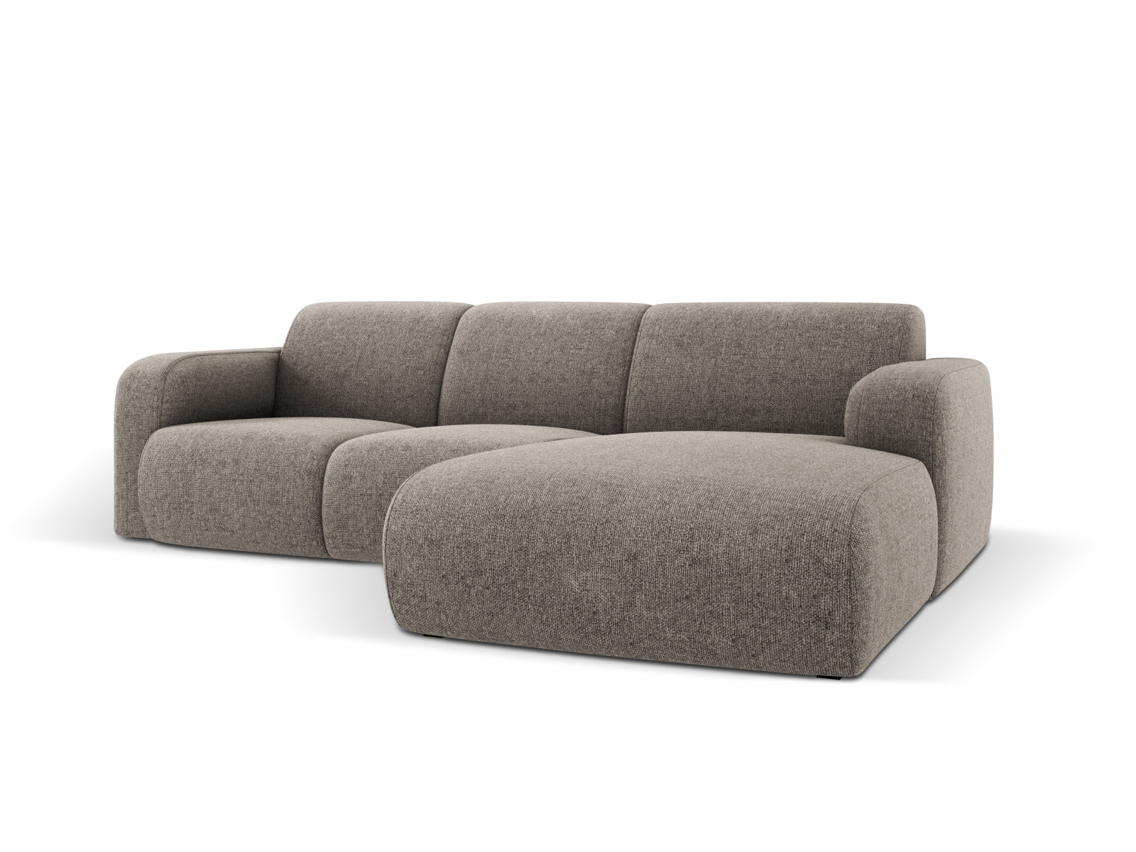Molino Ecksofa rechts 4 Sitzer in Grey präsentiert im Onlineshop von KAQTU Design AG. Ecksofa rechts ist von Micadoni