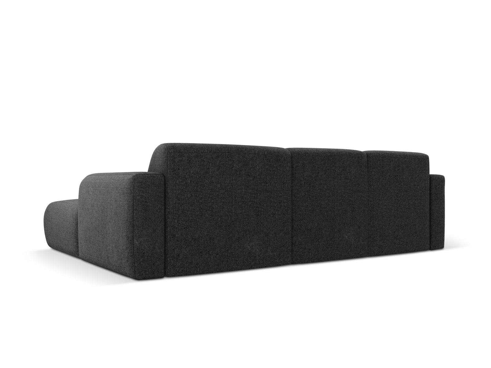 Molino Ecksofa rechts 4 Sitzer in Black präsentiert im Onlineshop von KAQTU Design AG. Ecksofa rechts ist von Micadoni