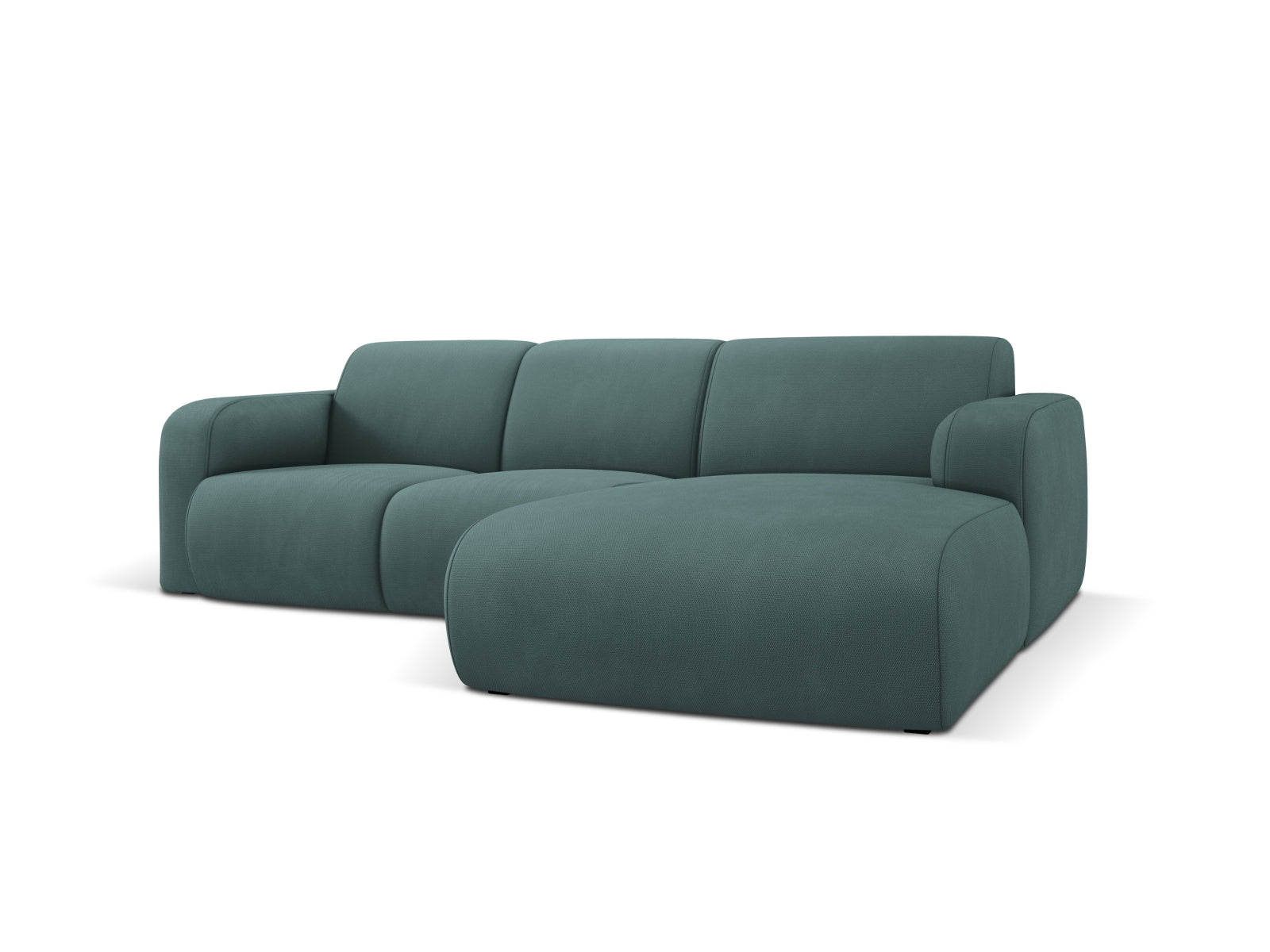 Molino Ecksofa rechts 4 Sitzer in Sea Green präsentiert im Onlineshop von KAQTU Design AG. Ecksofa rechts ist von Micadoni