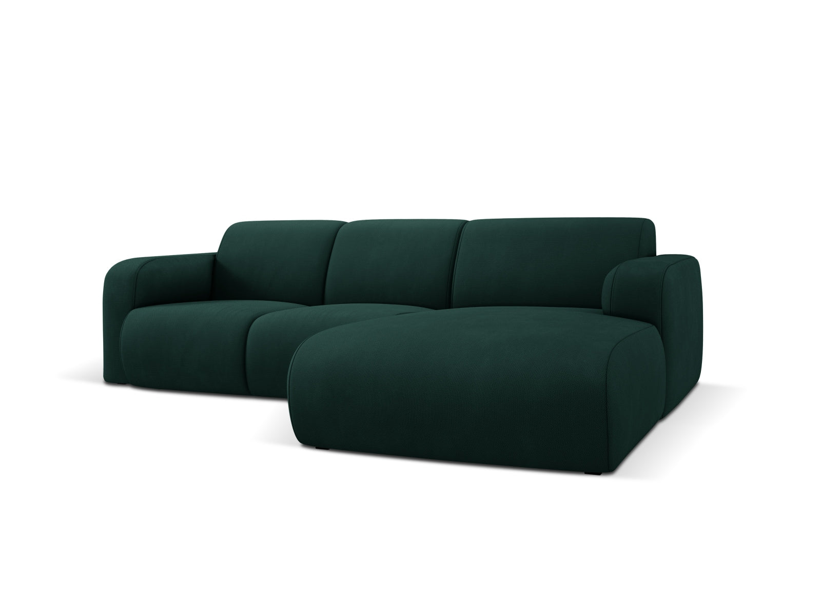Molino Ecksofa rechts 4 Sitzer in Bottle Green präsentiert im Onlineshop von KAQTU Design AG. Ecksofa rechts ist von Micadoni