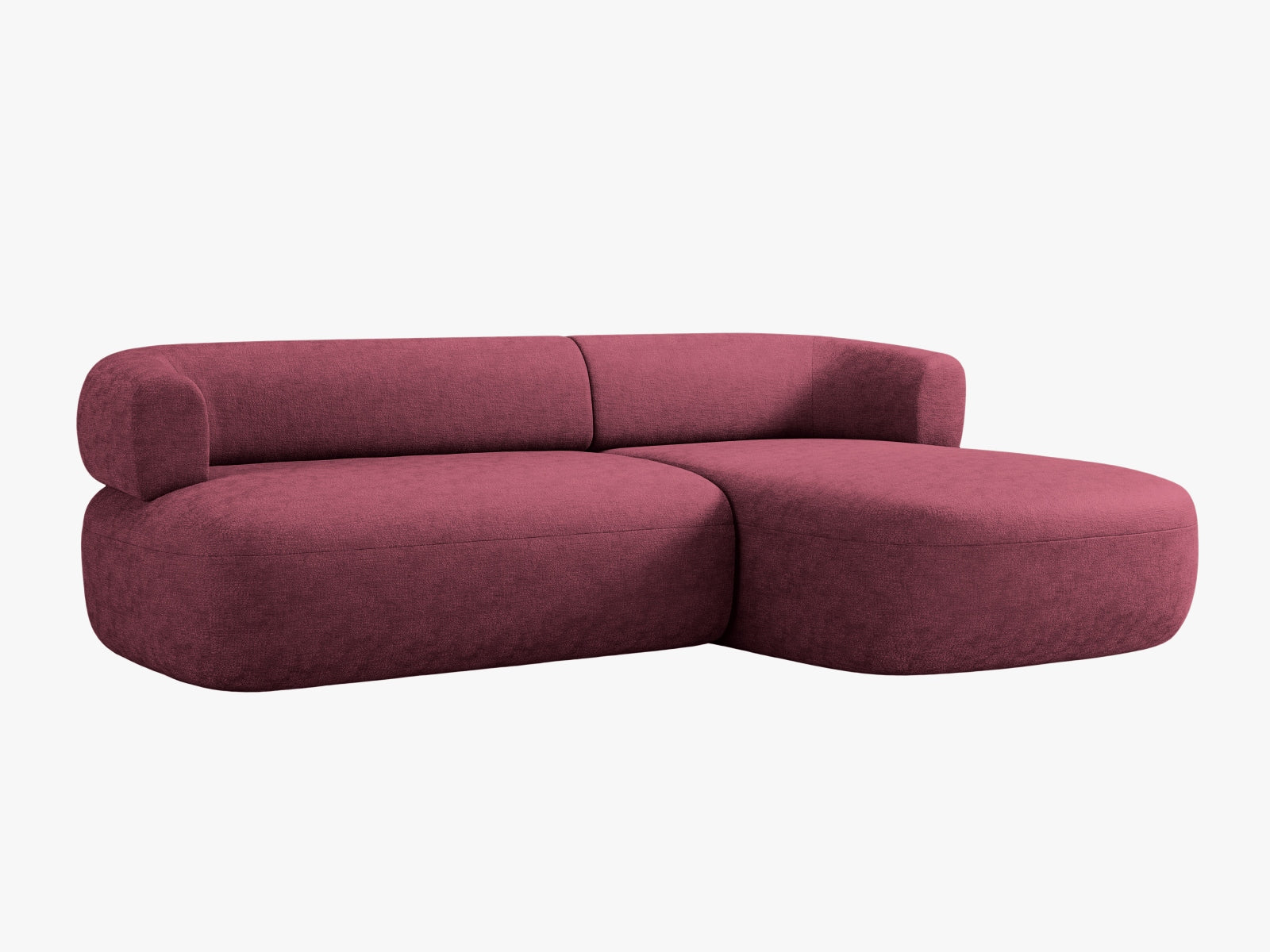 Jenny Ecksofa rechts 5 Sitzer in Cherrywood präsentiert im Onlineshop von KAQTU Design AG. Ecksofa rechts ist von Micadoni
