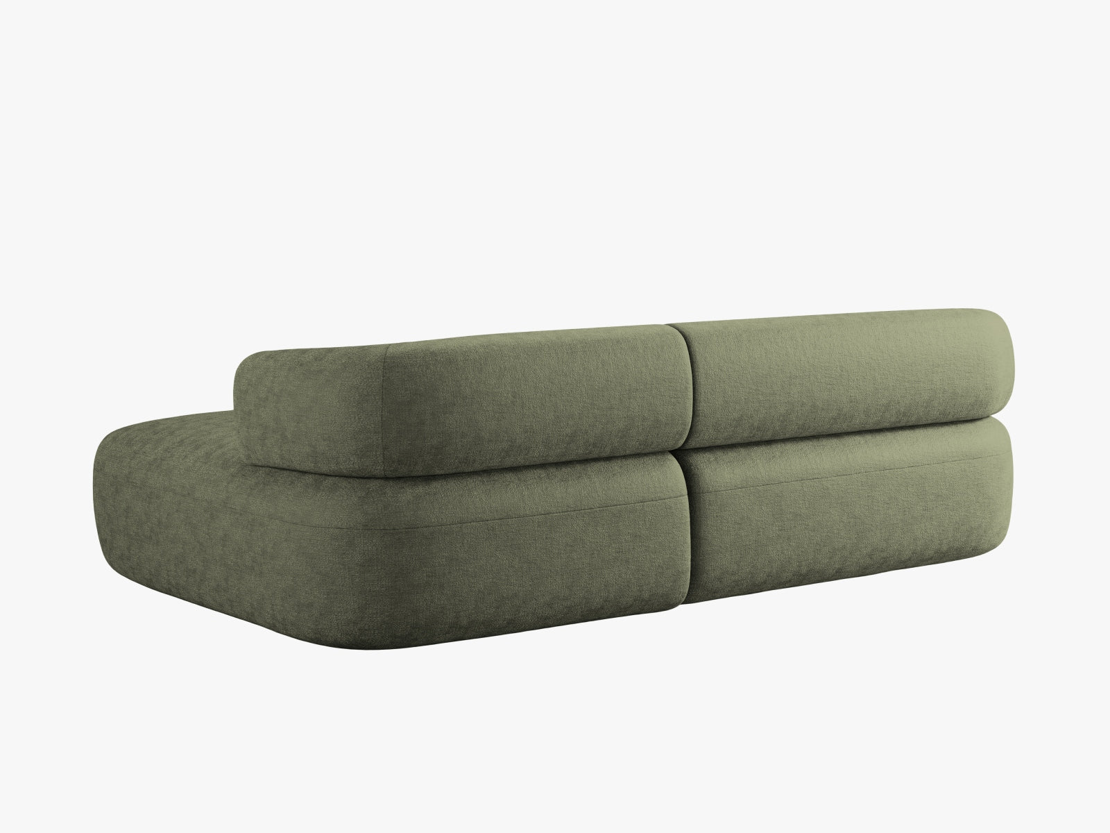 Jenny Ecksofa rechts 5 Sitzer in Green präsentiert im Onlineshop von KAQTU Design AG. Ecksofa rechts ist von Micadoni