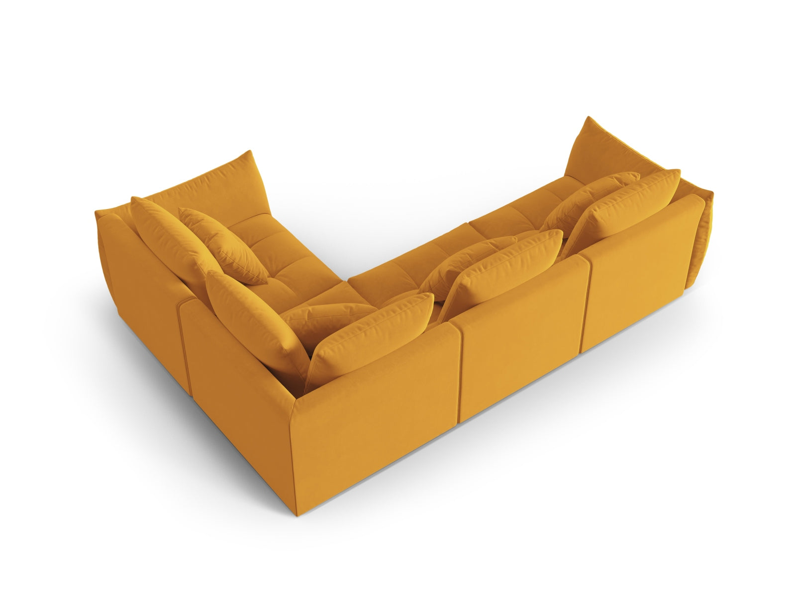 Erleben Sie das stilvolle Bloom Velour Modular Ecksofa rechts von Micadoni – ein 3-Sitzer im modernen Boho-Design, perfekt für Ihr Wohnzimmer. Viele Farben verfügbar!