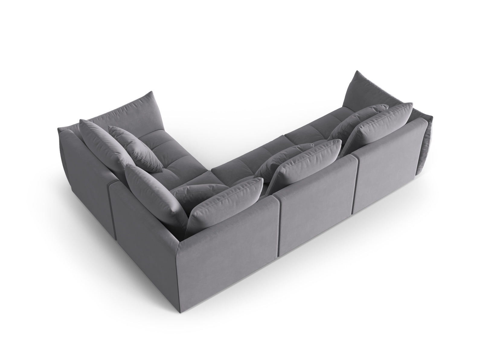 Erleben Sie das stilvolle Bloom Velour Modular Ecksofa rechts von Micadoni – ein 3-Sitzer im modernen Boho-Design, perfekt für Ihr Wohnzimmer. Viele Farben verfügbar!