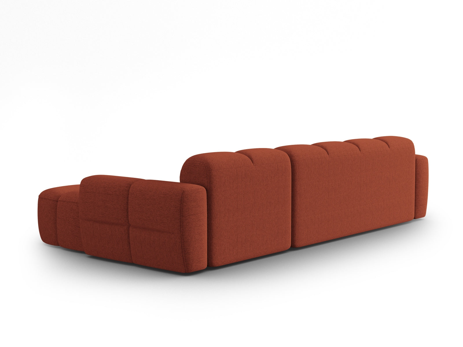 Erleben Sie das stilvolle Lisa Ecksofa rechts 4 Sitzer von Micadoni. Mit edlem Velours und zeitgemässem Design wird Ihr Wohnraum zum Highlight.