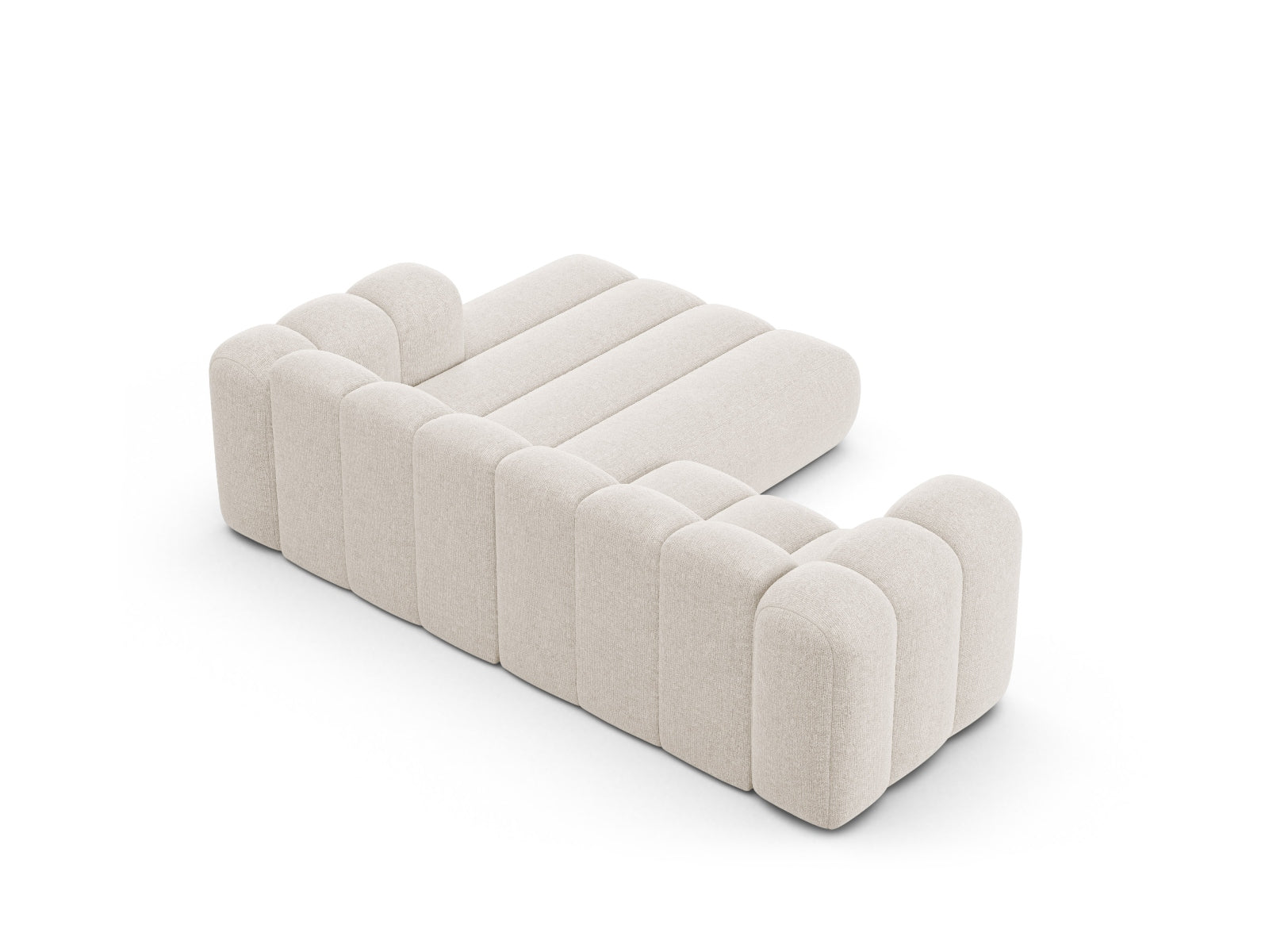 Erleben Sie das Lupine Modular Ecksofa rechts 3 Sitzer von Micadoni – stilvolles Boucle-Design und optimaler Komfort für Ihr Zuhause.