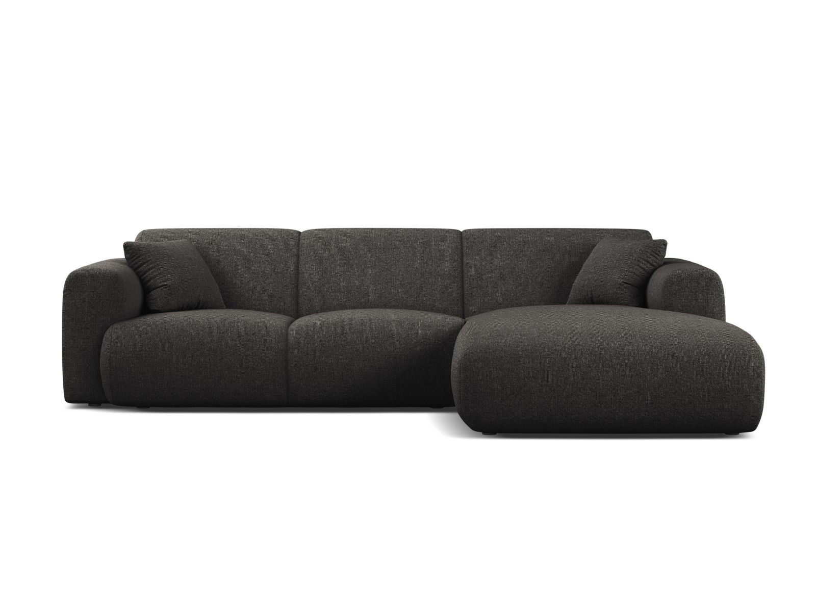 4-Sitzer Ecksofa rechts Molino in Anthracite-Eden präsentiert im Onlineshop von KAQTU Design AG. Ecksofa rechts ist von Micadoni