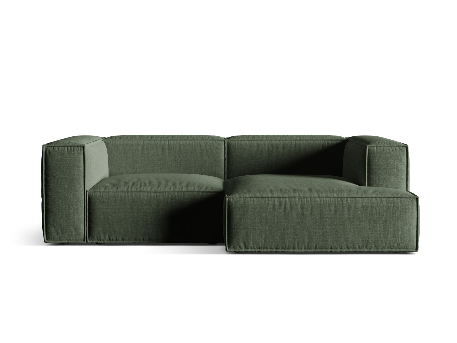 Nuria Modular Ecksofa rechts 3 Sitzer in Moss Green präsentiert im Onlineshop von KAQTU Design AG. Ecksofa rechts ist von Micadoni