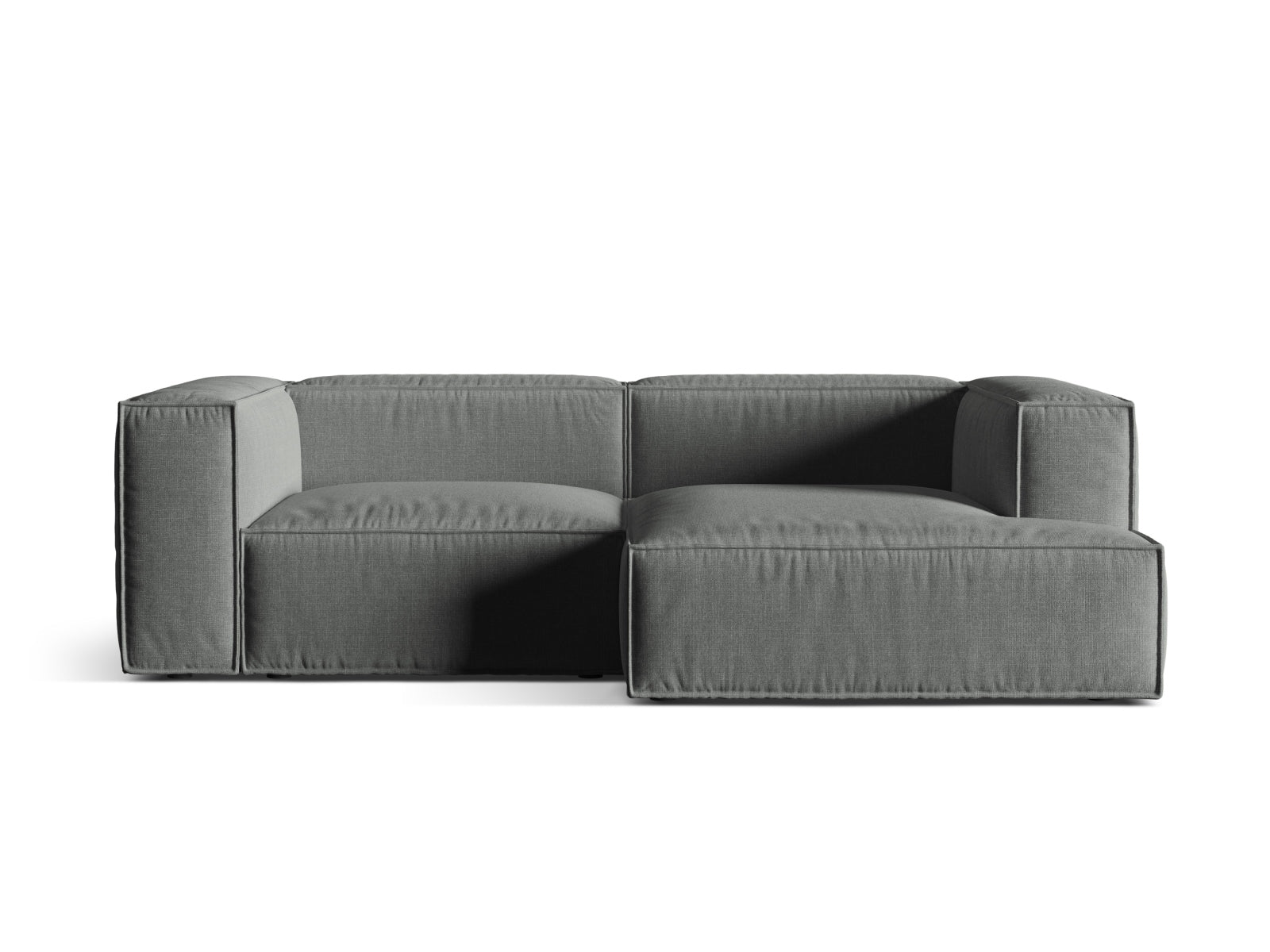 Nuria Modular Ecksofa rechts 3 Sitzer in Grey präsentiert im Onlineshop von KAQTU Design AG. Ecksofa rechts ist von Micadoni