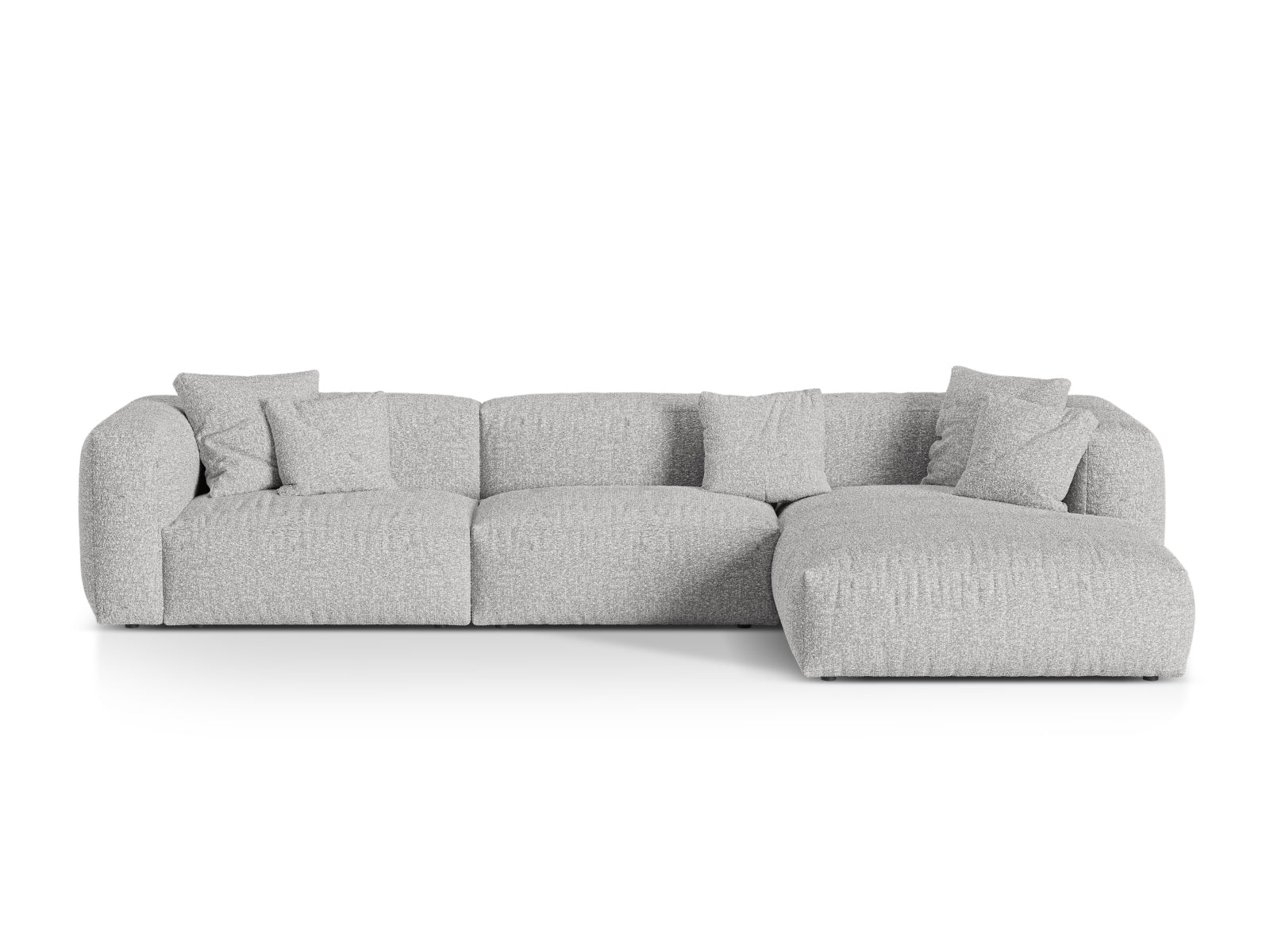 3-Sitzer XL Modular Ecksofa rechts Martina in Silver-Monet präsentiert im Onlineshop von KAQTU Design AG. Ecksofa rechts ist von Micadoni