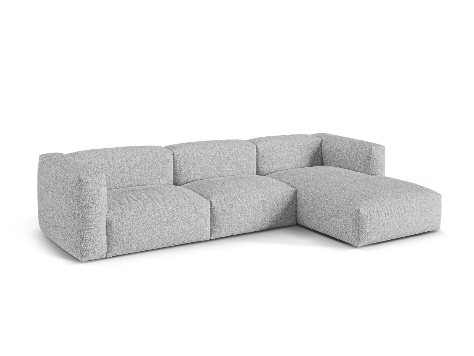 Elegantes 3-Sitzer Ecksofa rechts Martina in modernem Design, ideal für stilvolle Wohnräume, erhältlich bei KAQTU Design AG.