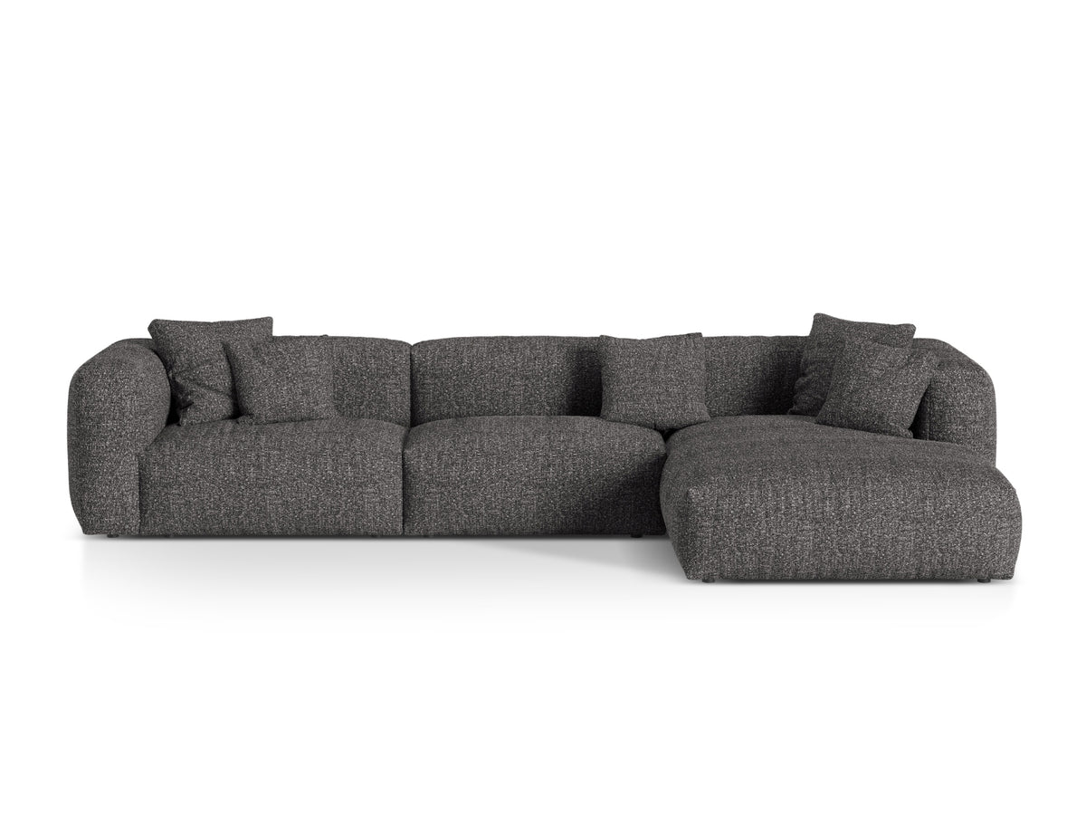 3-Sitzer Modular Ecksofa rechts Martina in Anthracite-Monet präsentiert im Onlineshop von KAQTU Design AG. Ecksofa rechts ist von Micadoni
