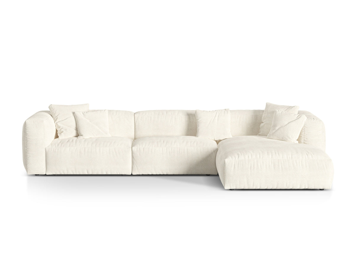 3-Sitzer Modular Ecksofa rechts Martina in Ivory-Monet präsentiert im Onlineshop von KAQTU Design AG. Ecksofa rechts ist von Micadoni