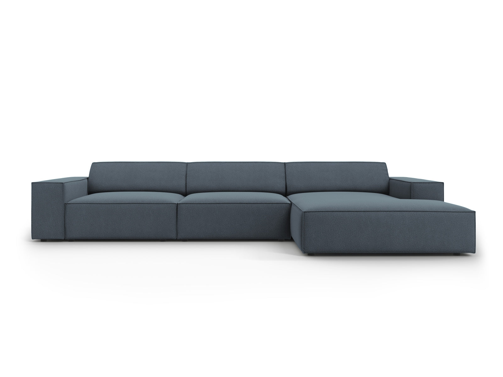 Jodie Modulares Ecksofa rechts 4 Sitzer in Blue präsentiert im Onlineshop von KAQTU Design AG. Ecksofa rechts ist von Micadoni