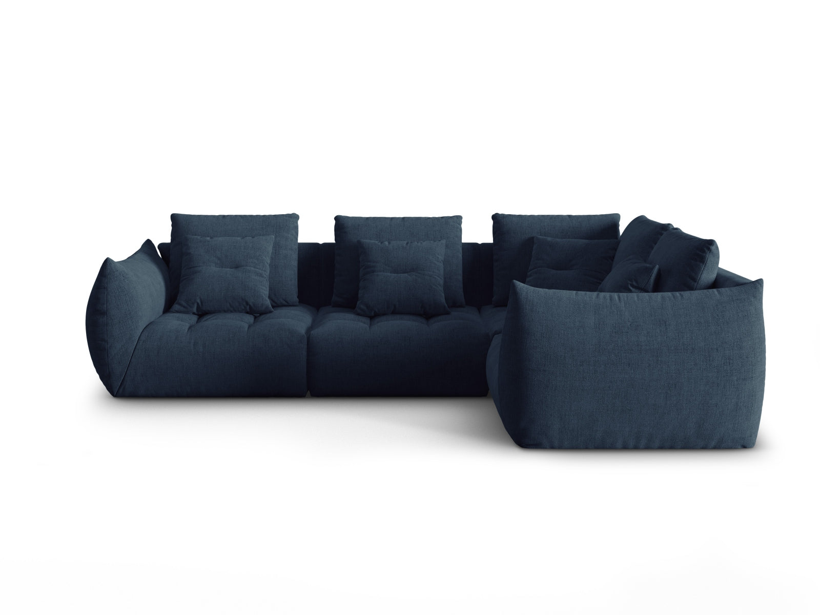 Bloom Modular Ecksofa rechts 3 Sitzer in Dark Blue präsentiert im Onlineshop von KAQTU Design AG. Ecksofa rechts ist von Micadoni