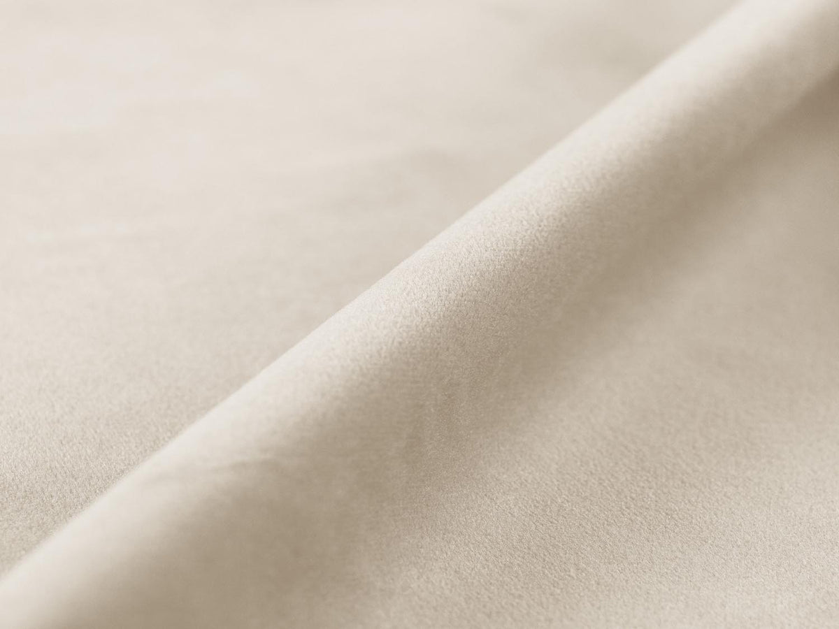 Nuria Velour Modular Ecksofa rechts 3 Sitzer in Beige-Paris präsentiert im Onlineshop von KAQTU Design AG. L-Sofa rechts ist von Micadoni