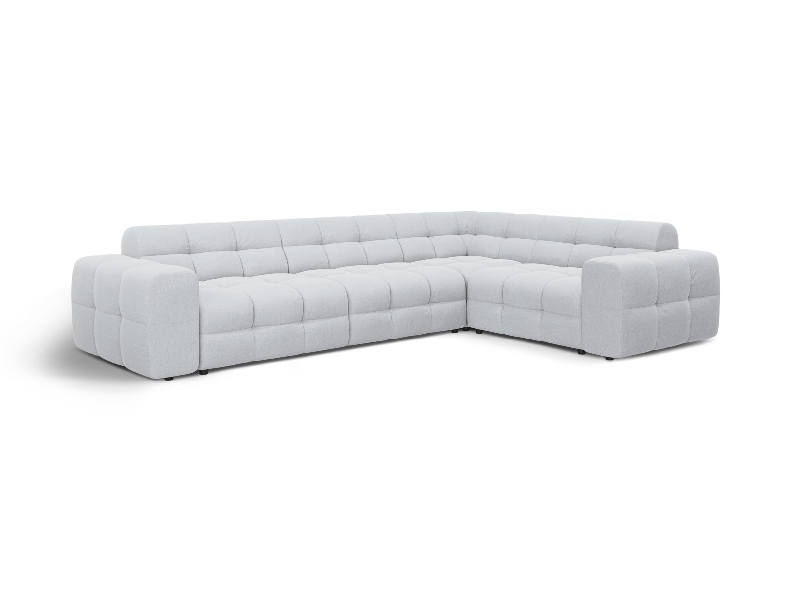 Kendal Ecksofa rechts 6 Sitzer in Light Grey präsentiert im Onlineshop von KAQTU Design AG. Ecksofa rechts ist von Micadoni