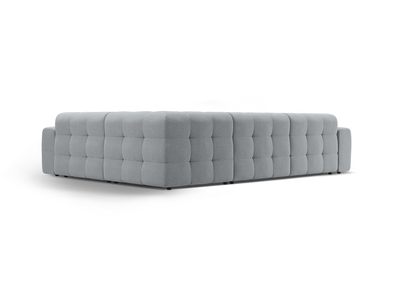 Kendal Ecksofa rechts 6 Sitzer in Platinum präsentiert im Onlineshop von KAQTU Design AG. Ecksofa rechts ist von Micadoni
