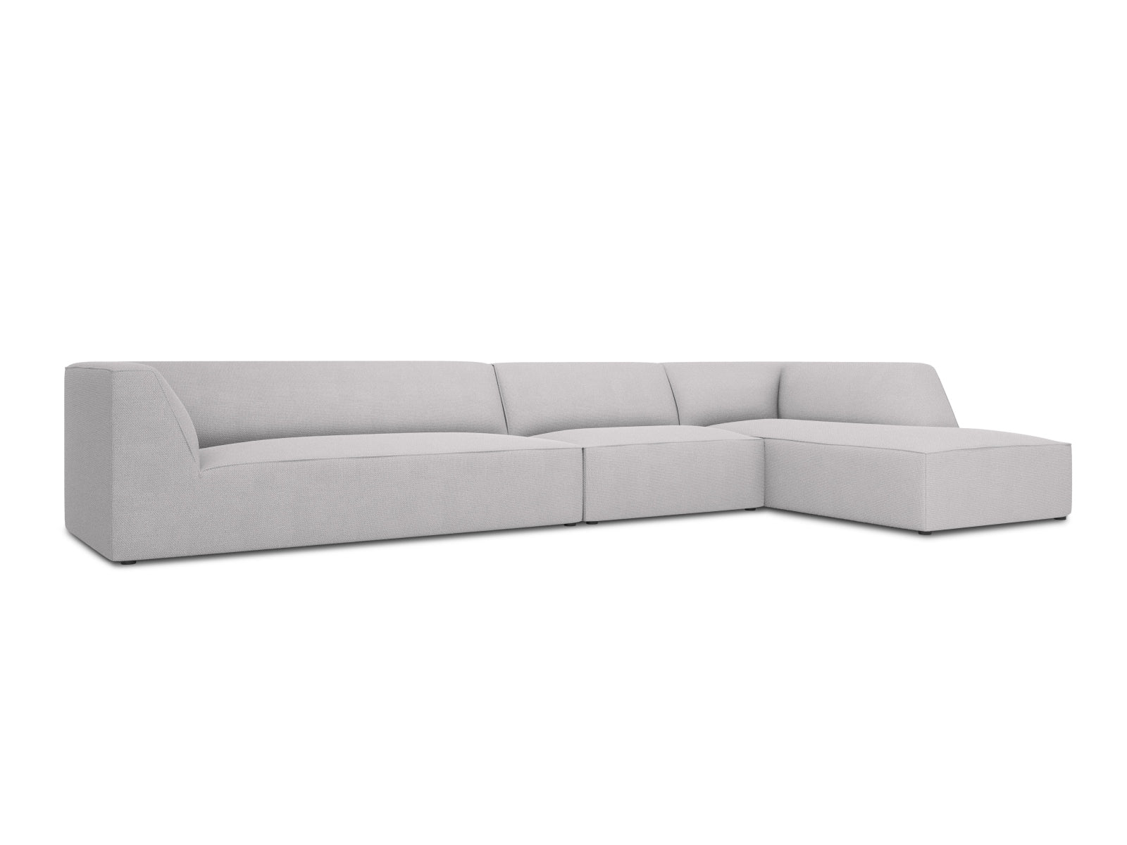 Ruby Modulares Ecksofa rechts 5 Sitzer in Light Grey präsentiert im Onlineshop von KAQTU Design AG. Ecksofa rechts ist von Micadoni