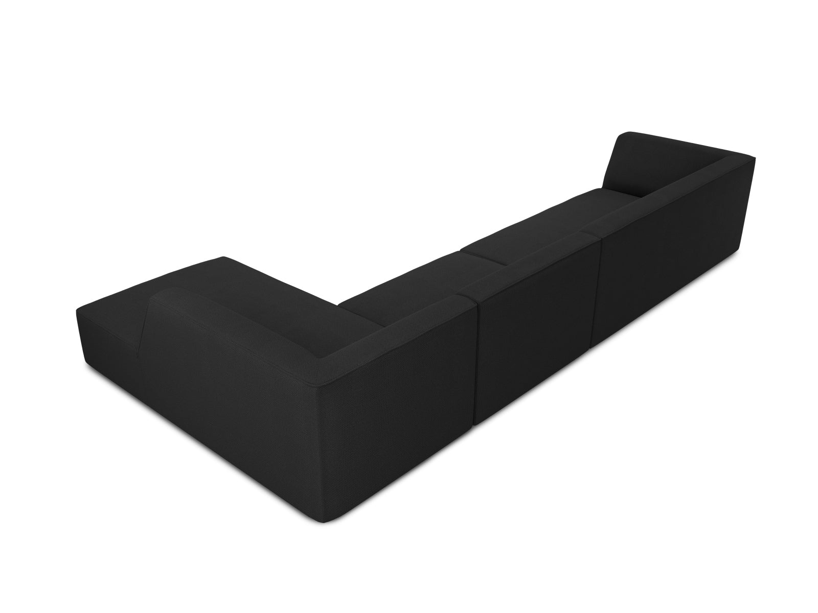Ruby Modulares Ecksofa rechts 5 Sitzer in Black präsentiert im Onlineshop von KAQTU Design AG. Ecksofa rechts ist von Micadoni