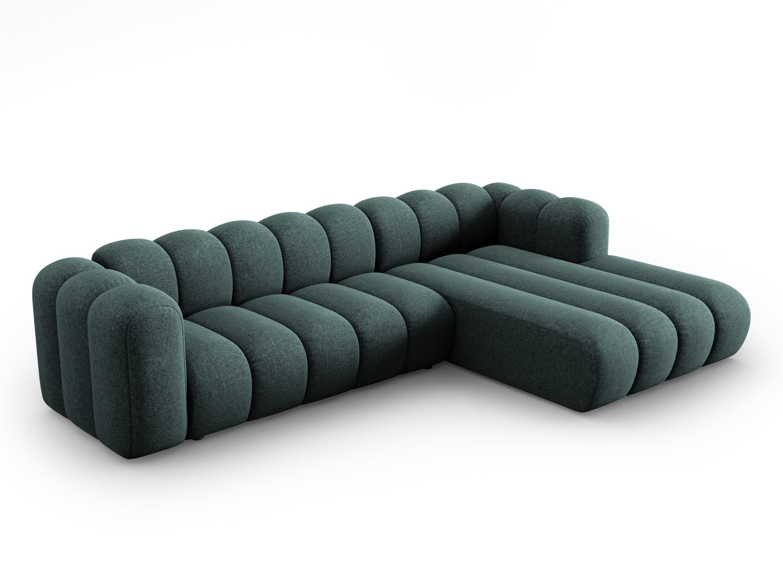 Lupine Modulares Ecksofa rechts 4 Sitzer in Petrol präsentiert im Onlineshop von KAQTU Design AG. Ecksofa rechts ist von Micadoni
