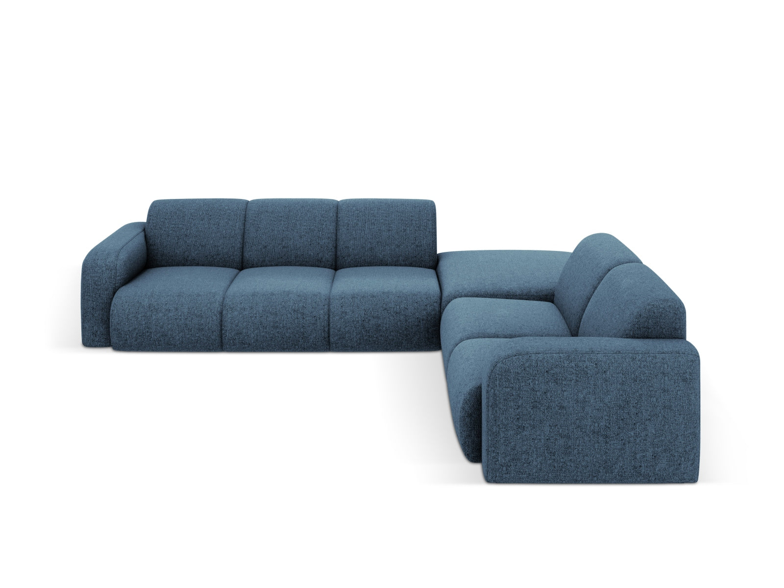 Molino Ecksofa rechts 6 Sitzer in Royal Blue präsentiert im Onlineshop von KAQTU Design AG. Ecksofa rechts ist von Micadoni
