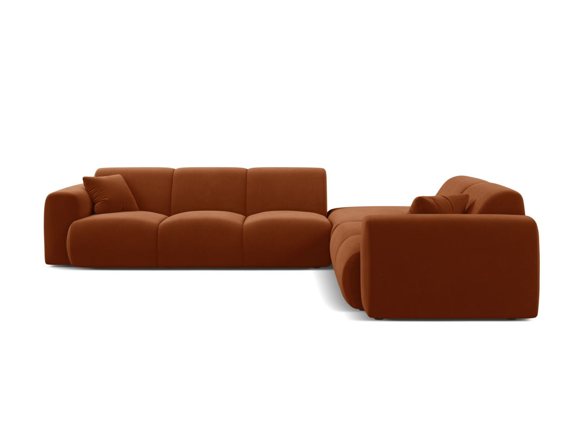 6-Sitzer Ecksofa rechts Molino in Terracotta-Casino präsentiert im Onlineshop von KAQTU Design AG. Ecksofa rechts ist von Micadoni