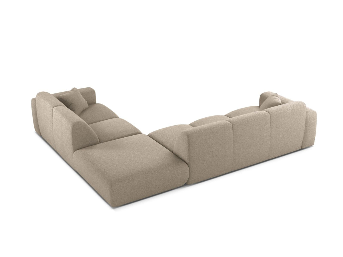 6-Sitzer Ecksofa rechts Molino in Dark Beige-Eden präsentiert im Onlineshop von KAQTU Design AG. Ecksofa rechts ist von Micadoni