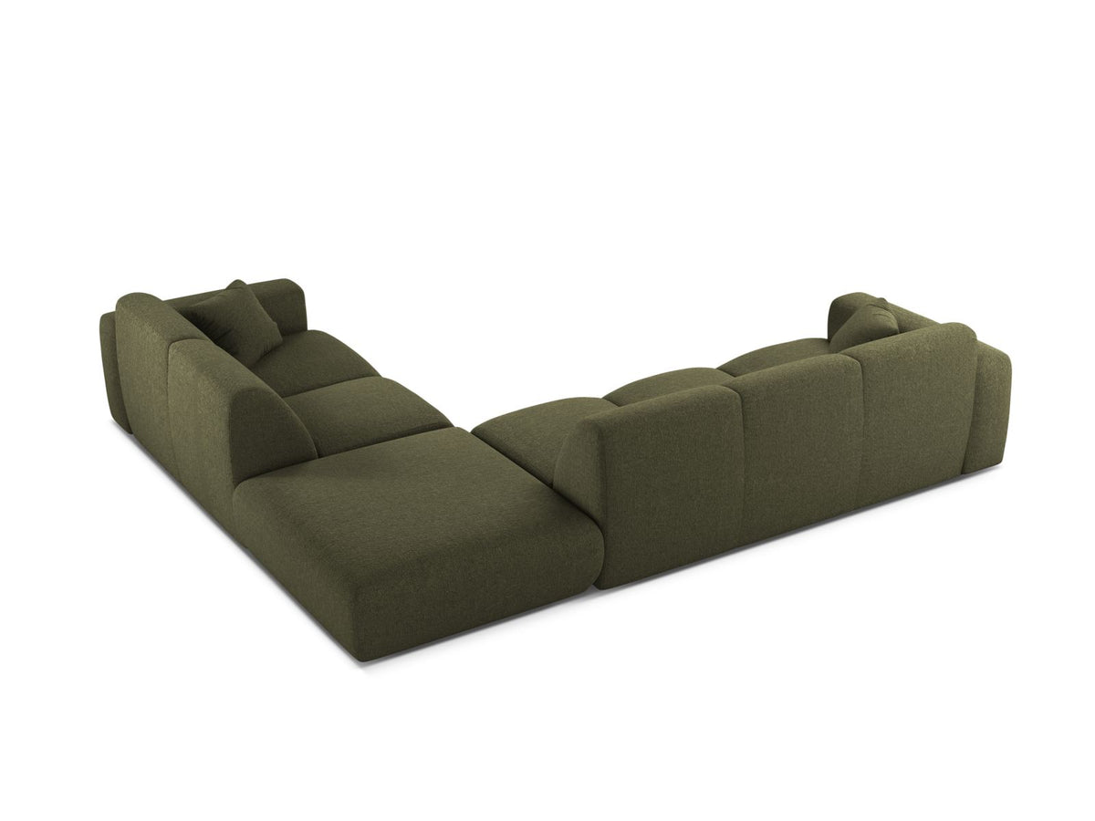 6-Sitzer Ecksofa rechts Molino in Green-Eden präsentiert im Onlineshop von KAQTU Design AG. Ecksofa rechts ist von Micadoni