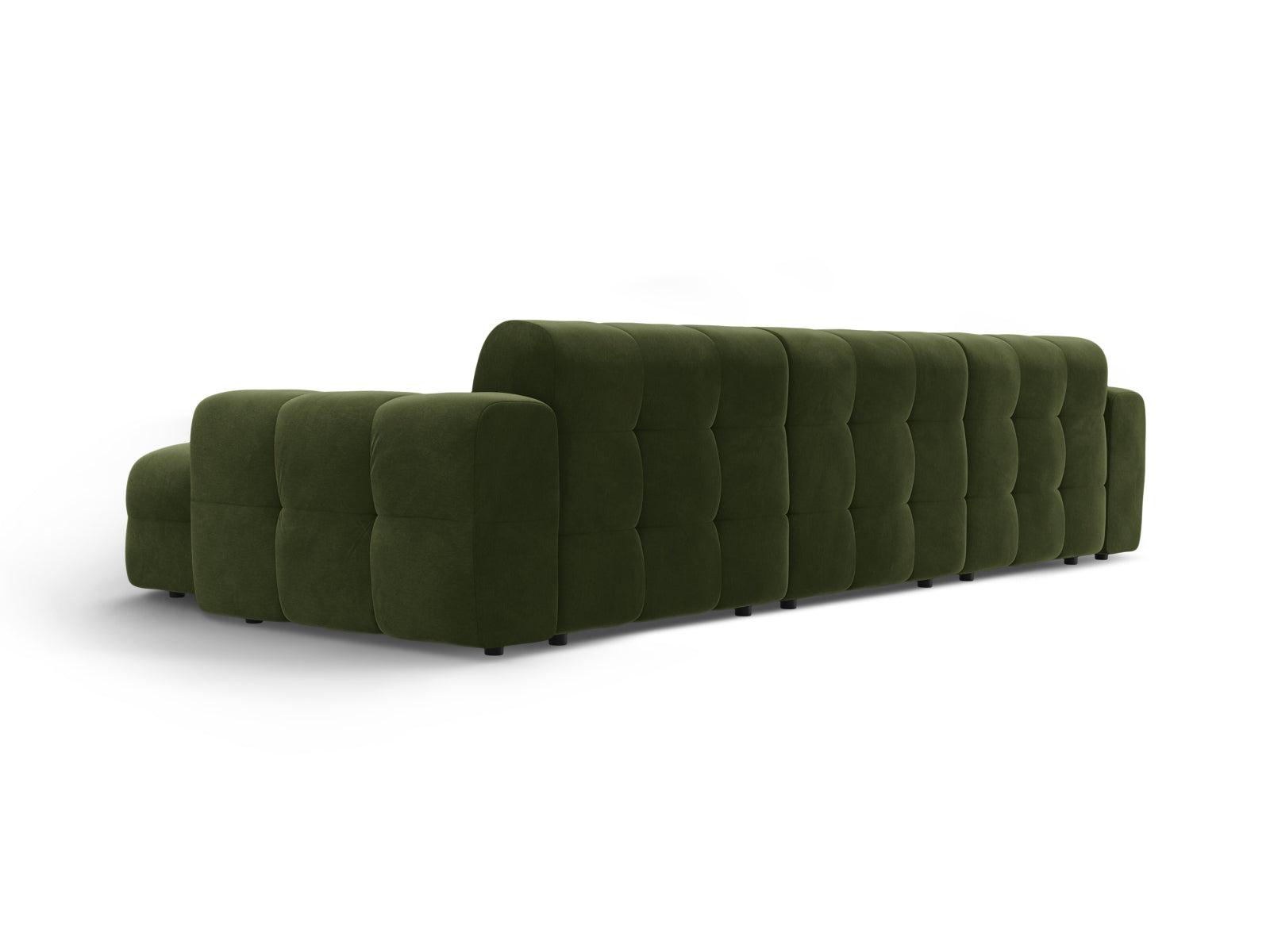Erleben Sie das Kendal Velour Ecksofa rechts 5 Sitzer von Micadoni – elegantes Design, grosszügige Sitzfläche und unvergleichlicher Komfort für Ihr Wohnzimmer.