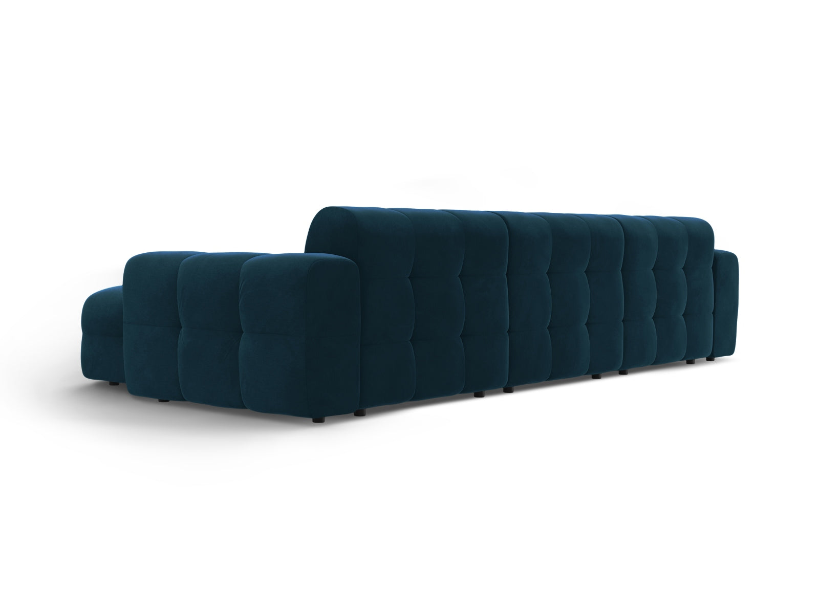 Erleben Sie das Kendal Velour Ecksofa rechts 5 Sitzer von Micadoni – elegantes Design, grosszügige Sitzfläche und unvergleichlicher Komfort für Ihr Wohnzimmer.