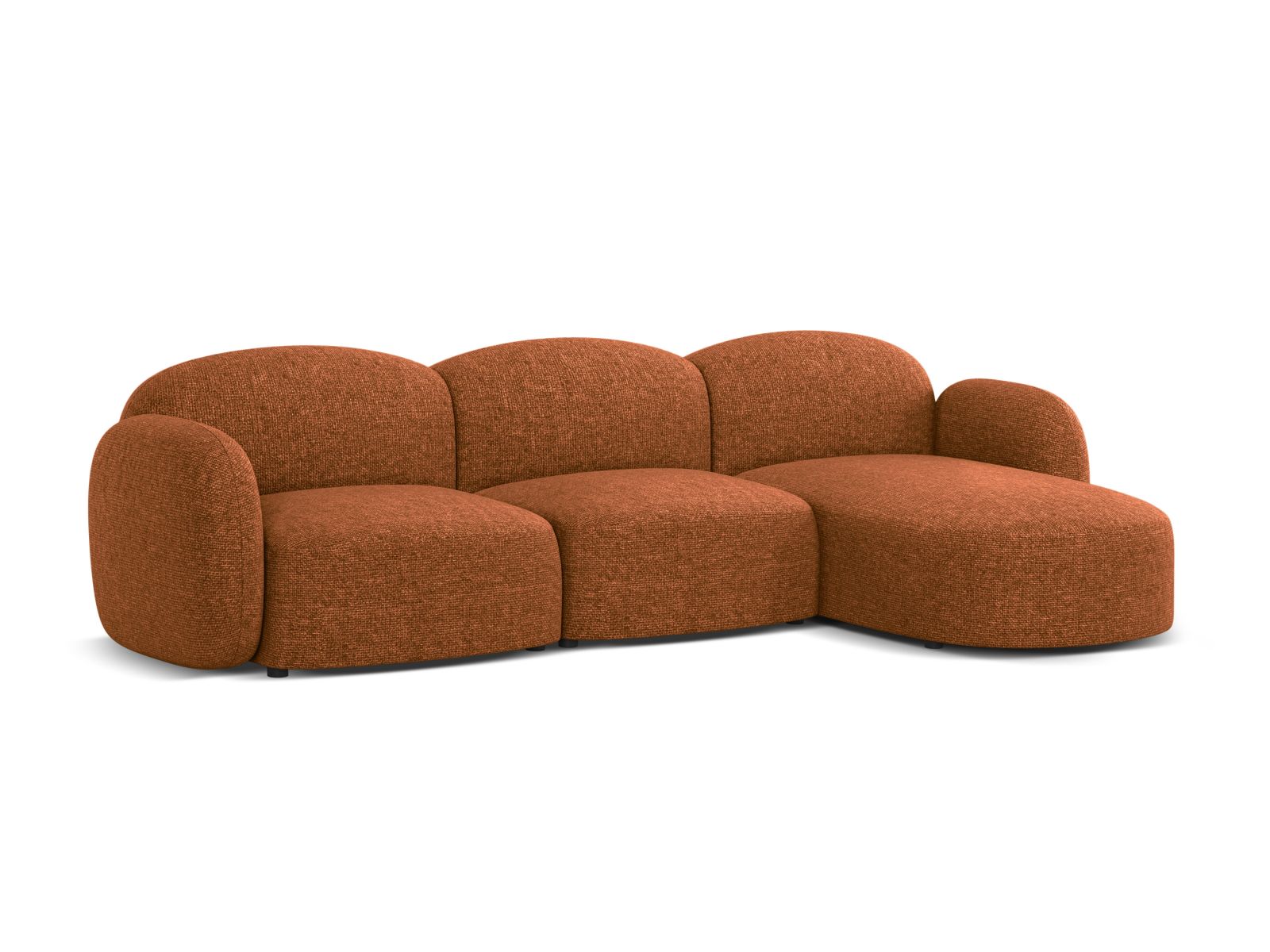 Elegantes 4-Sitzer Ecksofa rechts Blair von Micadoni in stilvollem Design, ideal für moderne Wohnräume und gemütliche Abende.