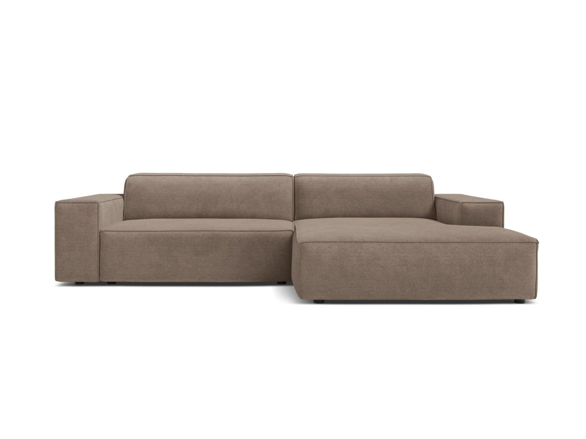 3-Sitzer Ecksofa rechts Jodie in Cappuccino-Liberty präsentiert im Onlineshop von KAQTU Design AG. Ecksofa rechts ist von Micadoni