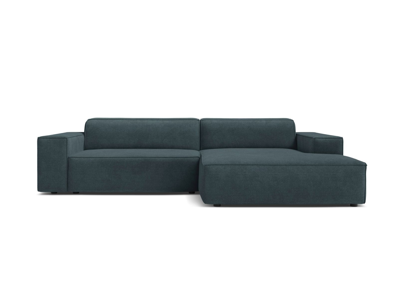 3-Sitzer Ecksofa rechts Jodie in Deep Petrol-Liberty präsentiert im Onlineshop von KAQTU Design AG. Ecksofa rechts ist von Micadoni
