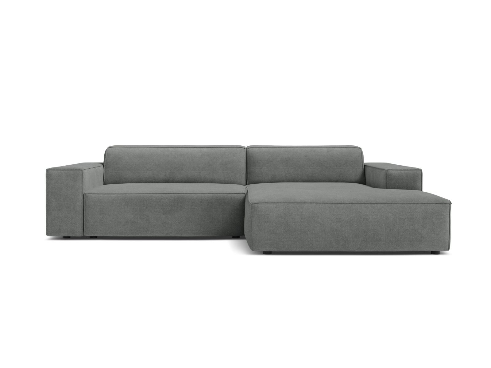 3-Sitzer Ecksofa rechts Jodie in Grey-Liberty präsentiert im Onlineshop von KAQTU Design AG. Ecksofa rechts ist von Micadoni